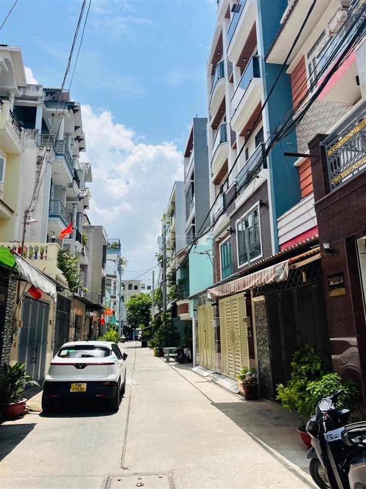 Nhà 5 tầng  thang máy xịn  hẻm 8m thông