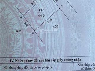 Ai quan tâm đất vạn phúc dt 45m2, mt 5m có săn nhà cấp 4 , inbox mình