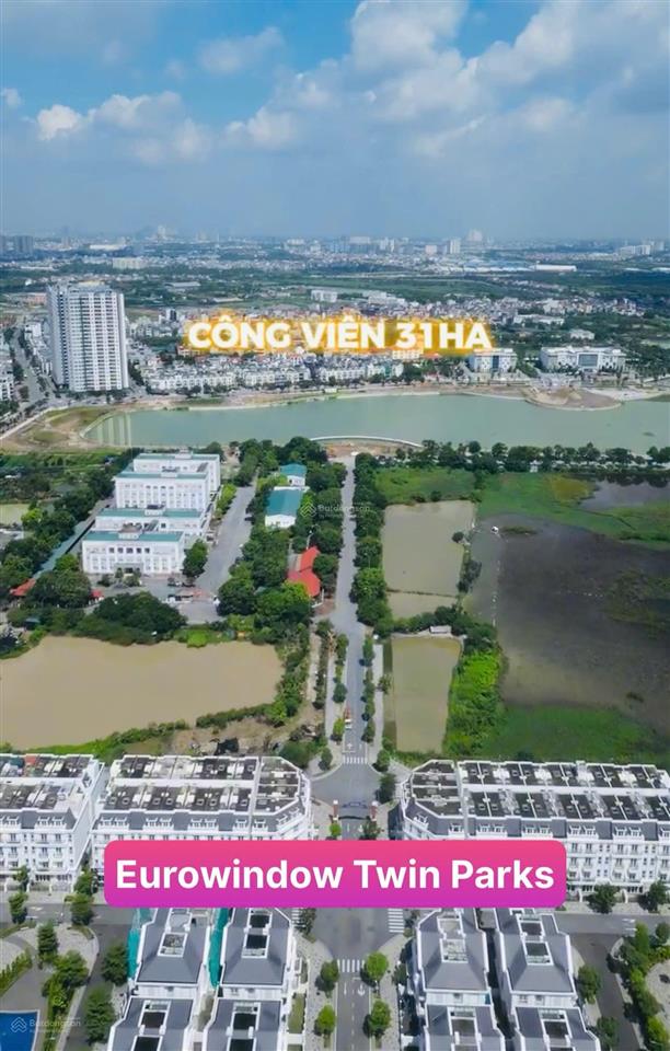 Căn biệt thự 192,5m2 giá tốt nhất dự án eurowindow twin park ký hợp trực tiếp chủ đầu tư.