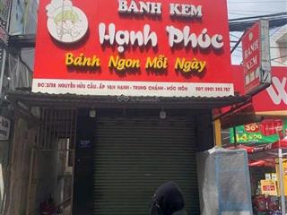 Bán nhà mặt tiền nguyễn hữu cầu trung chánh hóc môn, 125m, 1 trệt 1 lầu, 8,5 tỷ
