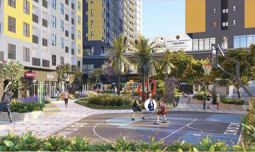 Chính chủ gửi bán căn hộ bcons 2pn view hồ bơi, cách ga metro 600m giá chỉ 1,76 tỷ