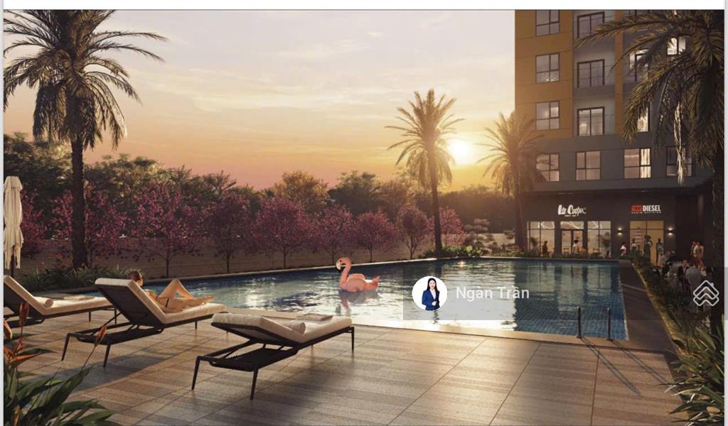 Chính chủ gửi bán căn hộ bcons 2pn view hồ bơi, cách ga metro 600m giá chỉ 1,76 tỷ