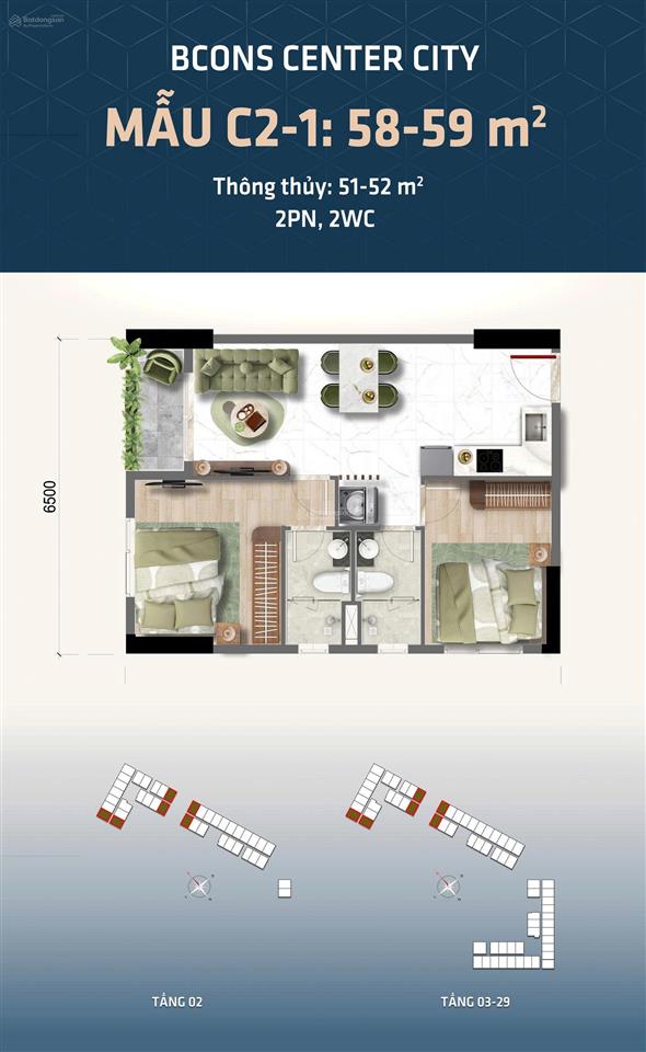 Bán căn góc 2pn 2wc bcons center city tháp gateway  chỉ thanh toán 5% (161 tr) ký hđ