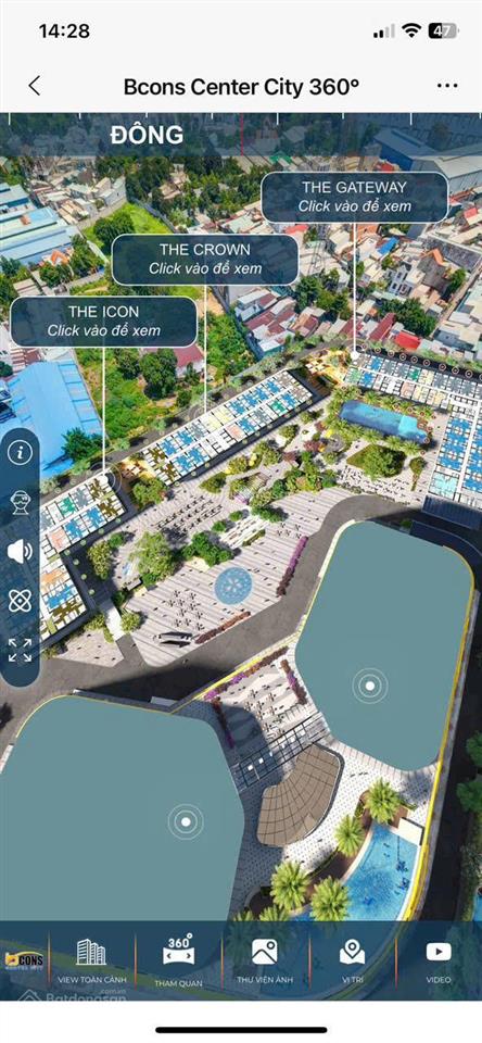 Bcons center city giá chỉ từ 2,9 tỷ trả trước 5% sở hữu căn hộ ngay làng đại học