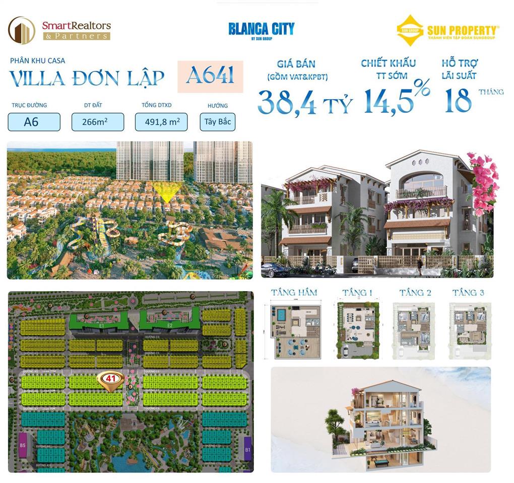 Biệt thự biển sở hữu lâu dài hàng độc quyền