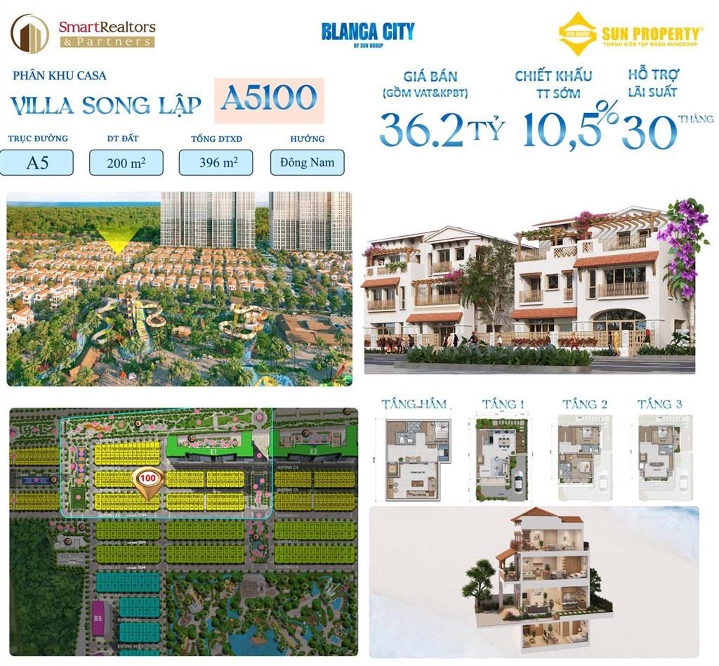 Biệt thự biển sở hữu lâu dài hàng độc quyền