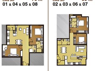 Bán 2pn sunrise city central, 76 m2  6.6 tỷ