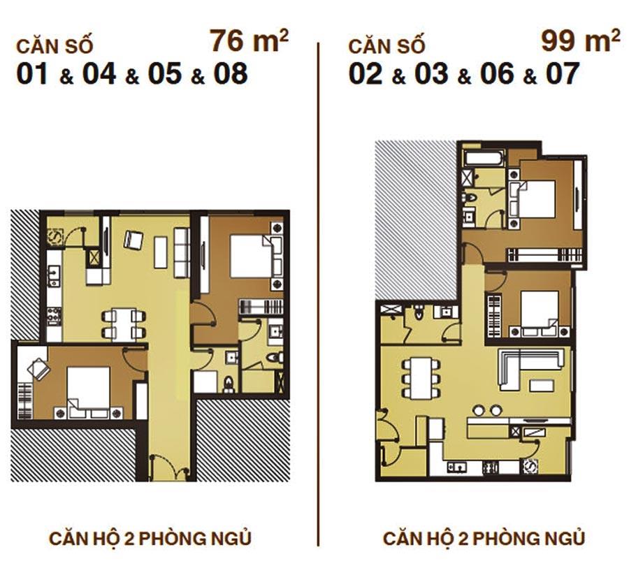 2pn sunrise city central, 75m2 view tây nhà như hình 5,9 tỷ