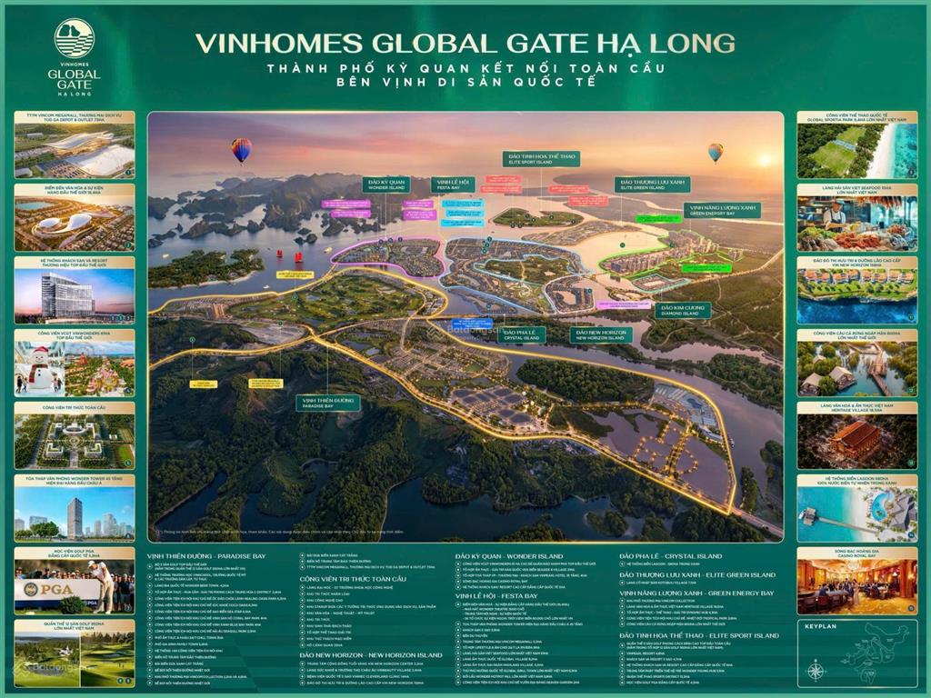 Bán bt song lập đẹp xuất sắc tại vinhomes global gate hạ long, 11 tỷ, 162m2, chưa áp voucher