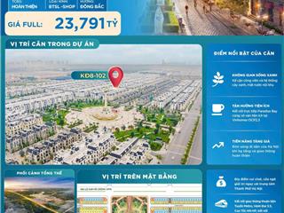 Bán shophouse 6pn 5wc tại vinhomes ocean park 2, 16,3 tỷ, 84m2 (giá thêm voucher tốt hiện nay)