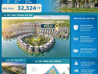 Bán biệt thự vinhomes ocean park 2, 31,7 tỷ, 141,7 m2, giá tốt