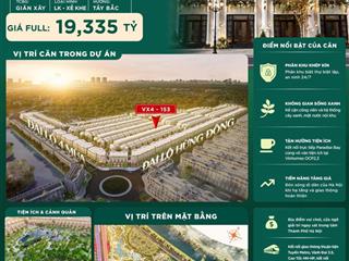 Bán bt tại vinhomes ocean park 3, giá 17 tỷ, 126m2 siêu hot