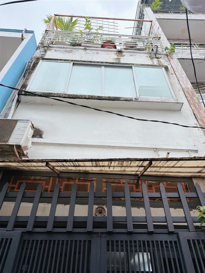 Bán nhà đoàn văn bơ 4 tầng hẻm 4m 39m² kdc kqh chỉ 5,8 tỷ tlcc