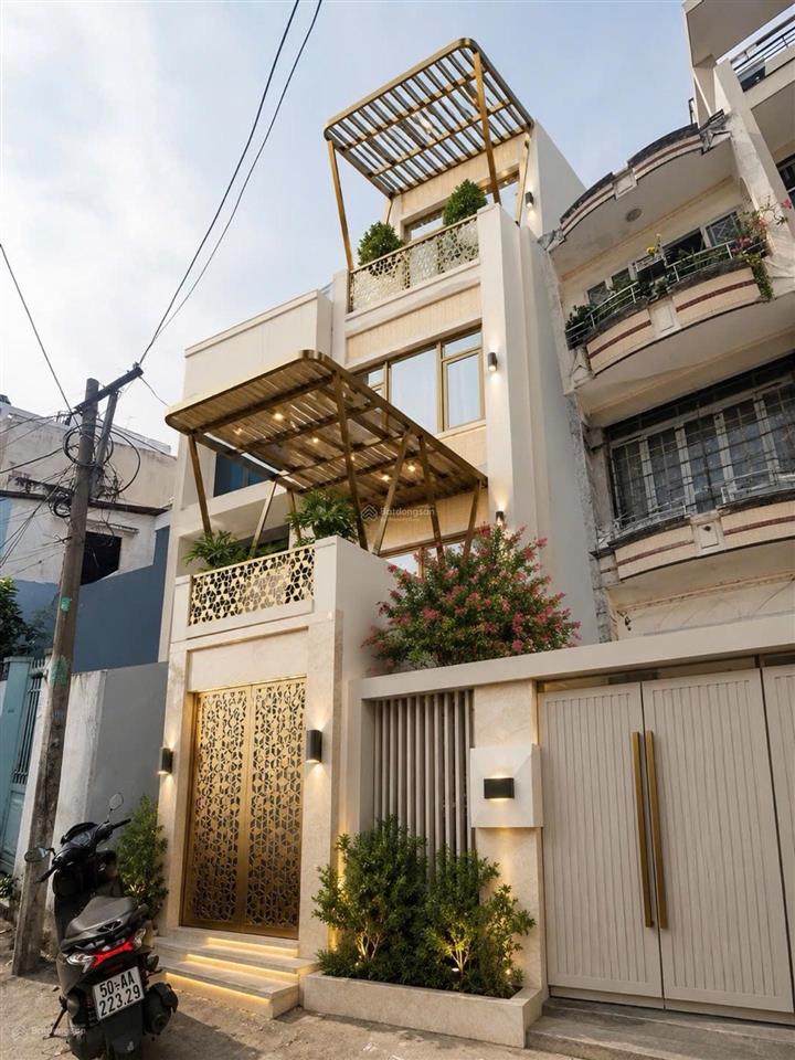 Nhà đoàn văn bơ quận 4 4 tầng 43,7m2 kdc hiện hữu 6pn hoàn công đủ giá nhỉnh 5 tỷ tlcc