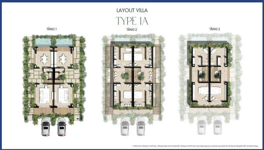 Bán biệt thự song lập la tiên villa libera nha trang 155m2 full nội thất 5 sao