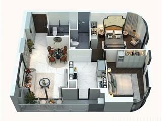Bán căn góc 2pn 80m² the opus one vinhomes grand parktầng cao view sông, vinwonders  giá 6.6 tỷ
