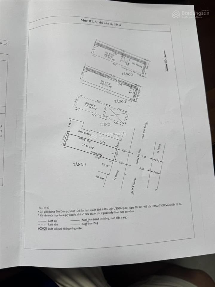 Bán nr 6pn 5wc giá siêu hời 12 tỷ, 41m2 ở tôn đản, q4, hcm