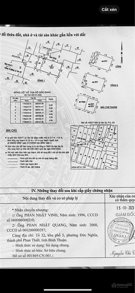 Bán nhà riêng 4pn, 4wc tại lê văn sỹ, 5,76 tỷ, 32m2