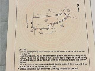 Hẻm thẳng thông, gần mặt tiền tô hiến thành, hẻm xe hơi nhỏ vào nhà, chủ gấp bán.