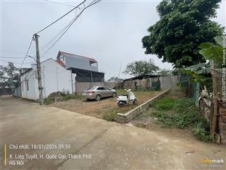 Bán đất liên xã, 28 triệu vn/m2, 185 m2, hàng hiếm tại quốc oai, hà nội