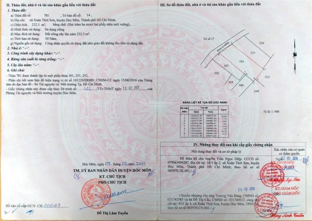 Xuất cảnh bán gấp  bán đất hẻm nguyễn văn bứa 240m²  5.6 tỷ