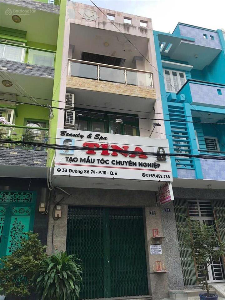 Nhà cho thuê mt khu bình phú dt 60m2 nhà 3 tầng(4pn + 3wc) giá thuê 15tr/tháng