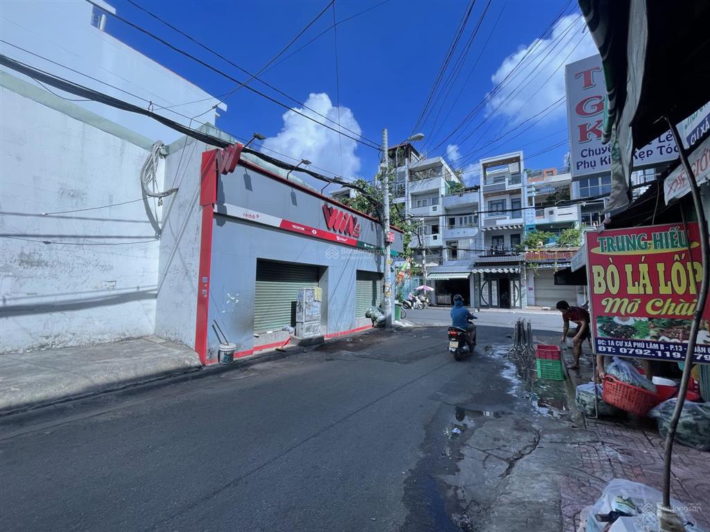 Nhà mtnb khu cư xá phú lâm d dt 4x33,5m sát chợ nhà 2 tấm giá 10.5 tỷ tl