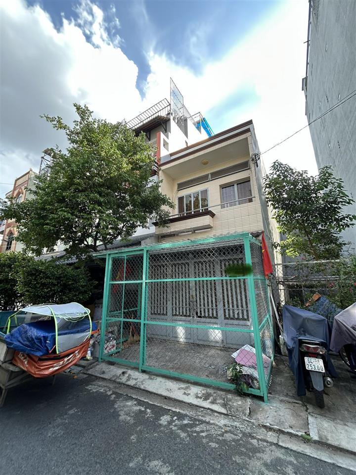 Nhà mt hẻm nhựa 10m tân hòa đông, dt 4x17.5m, 1 lầu sát công viên, giá 6.55 tỷ
