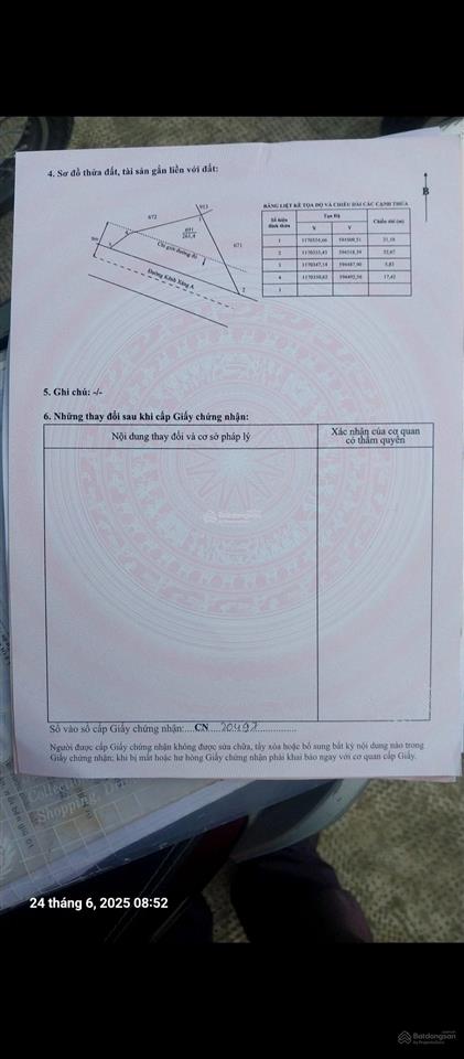 Đất mt kênh sáng a qh 9m bao gồm thổ cư + đất nn mỹ lộc tây ninh