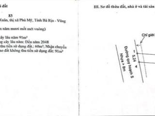 Bán đất võ nguyên giáp, mỹ xuân, phú mỹ, bà rịa vũng tàu, 5,5 tỷ, 151m2