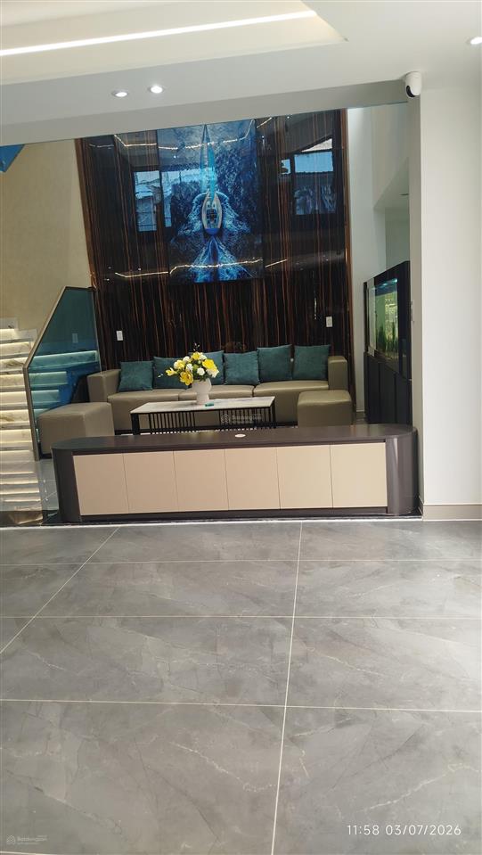 Nhà nguyễn oanh hẻm xe hơi 5tầng phường an nhơn 57m (9 x 7) nhỉnh 8 đ