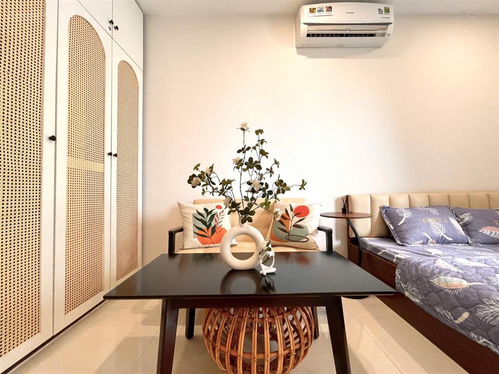 Căn hộ studio bancon full nội thất cao cấp vị trí trung tâm quận 4  qua q1 chỉ 1phút  q7, q8