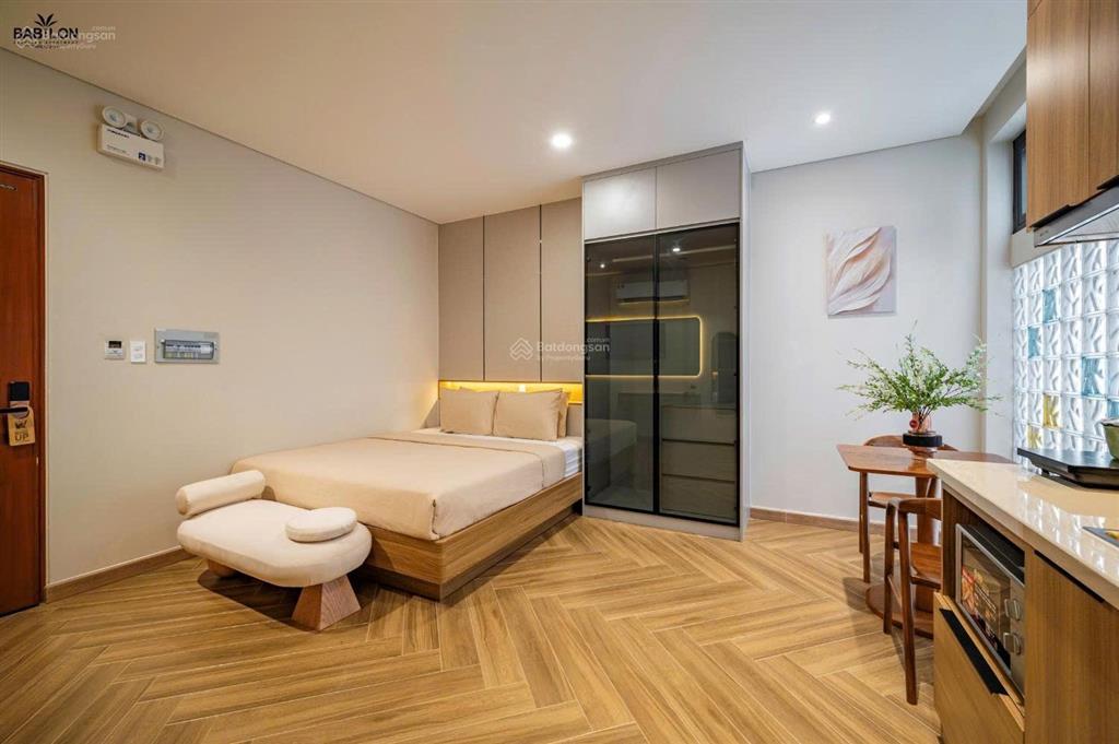 Có căn 1pn ban công sang chảnh full nội thất  gần trung tâm q1  cầu ông lãnh, cầu khánh hội