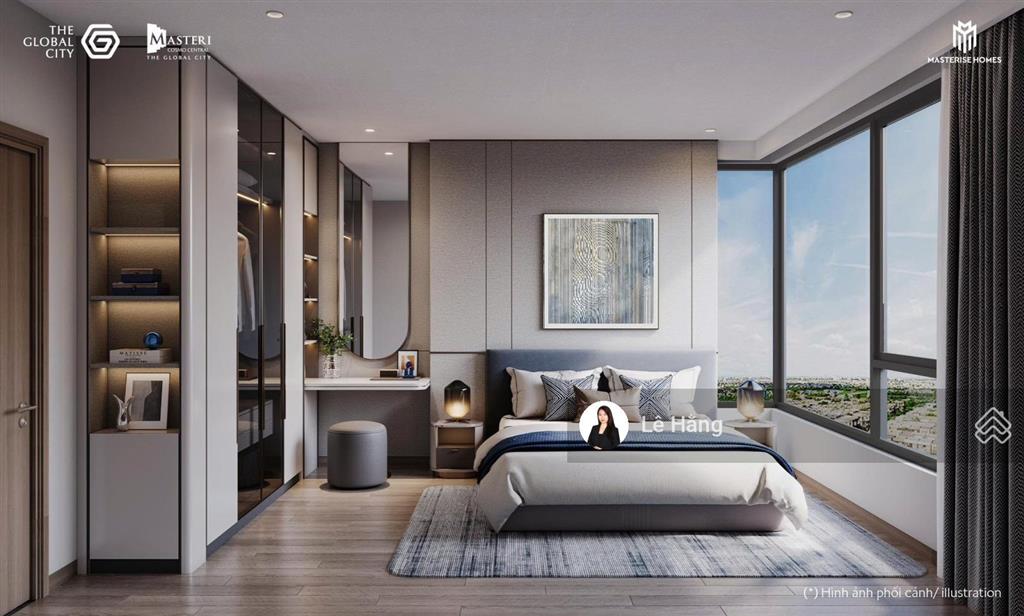 Căn 2 phòng ngủ hàng hiếm 78,5 m2 masteri cosmo central