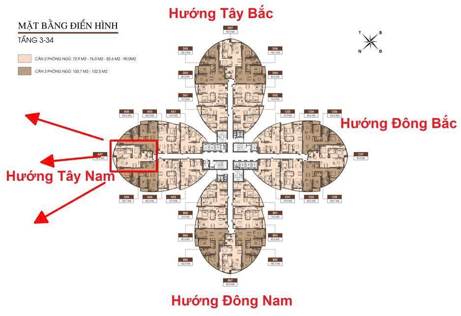 Bán căn 2pn the queen hàng chuyển nhượng mua trực tiếp cđt giá hời dự án 83tr/m2