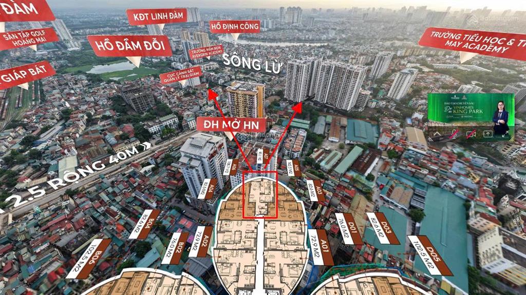 Bán căn 2pn the queen hàng chuyển nhượng mua trực tiếp cđt giá hời dự án 83tr/m2