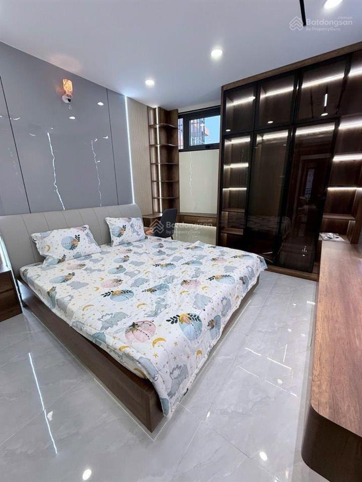 Bán nhà phan huy ích gò vấp, hẻm ô tô 8m, 5 tầng btct, full nội thất, giá 7.75 tỷ