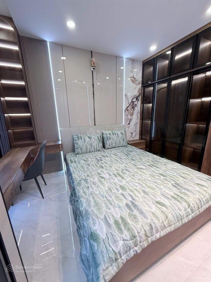 Bán nhà phan huy ích gò vấp, hẻm ô tô 8m, 5 tầng btct, full nội thất, giá 7.75 tỷ