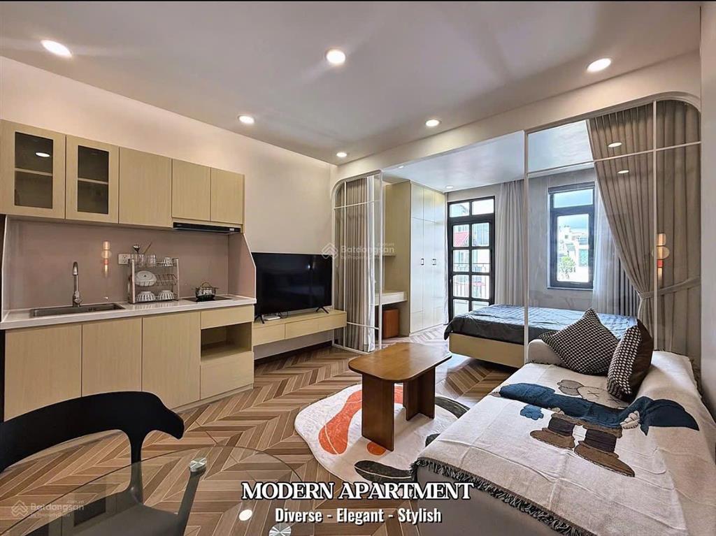 Mờ ê mê với căn studio ban công tách bếp như thế này