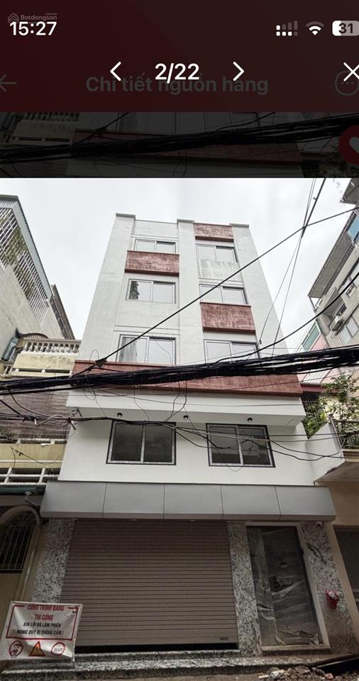 Bán nhà kim ngưu 128m 7 tầng mt 6,2m 17 phòng chdv thang máy ô tô vào nhà 30 tỷ