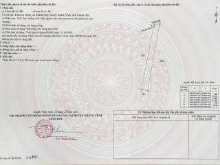 Bán đất tại thôn cà thiêu, khánh hiệp, khánh vĩnh, khánh hòa, 245 triệu, 1161 m2, chính chủ chỉ với