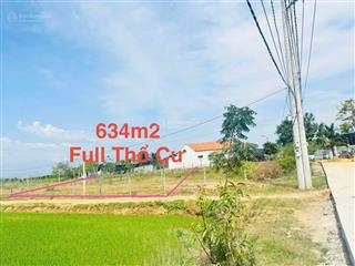 634m2 full thổ cư ngang 28,13m chia được làm 4 lô