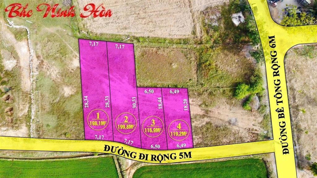634m2 full thổ cư ngang 28,13m chia được làm 4 lô