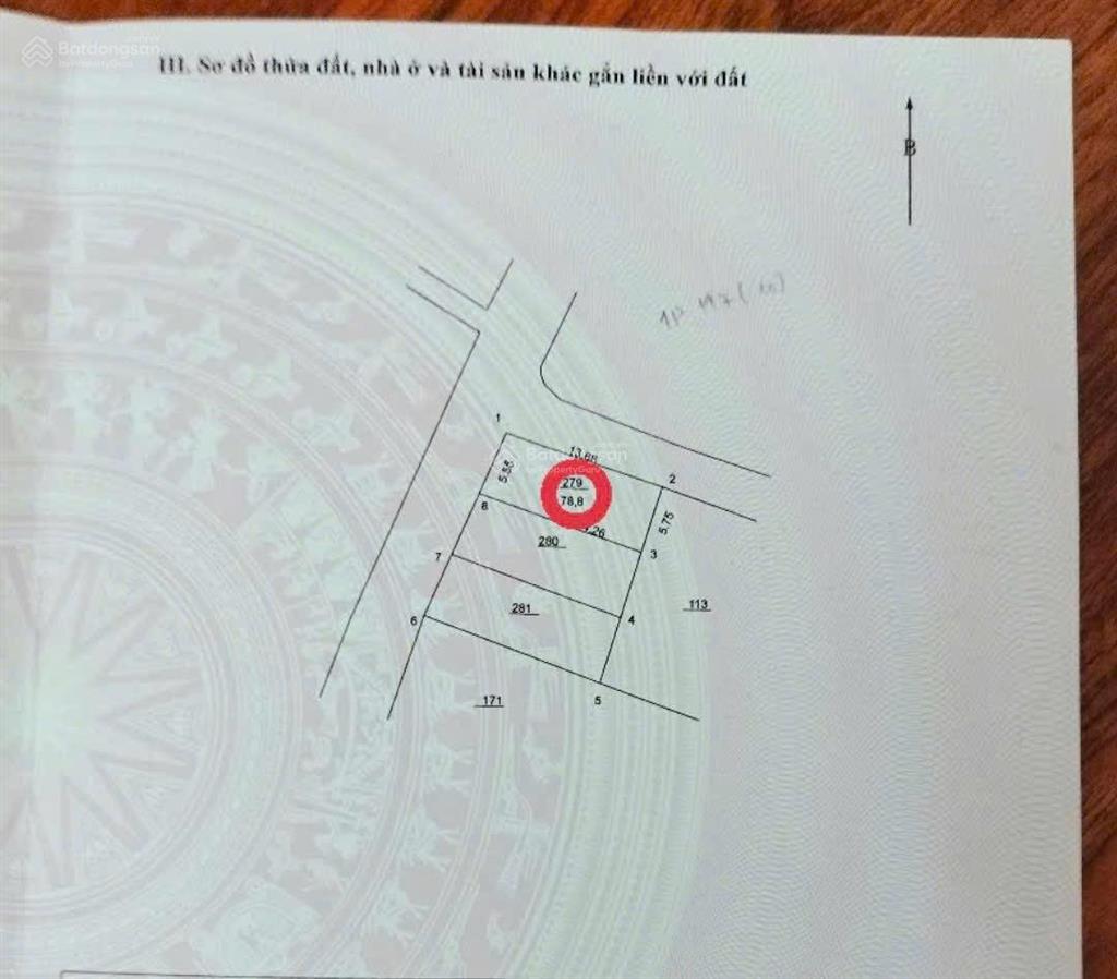 Bán 78.8m2 đất lô góc siêu đẹp mặt đường kinh doanh kim an, thanh oai giá chỉ 6x triệu/m2