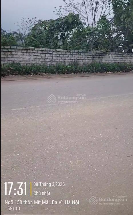 Bán 5.875m2 đất yên bài ba vì  mặt tiền 65m  gần khoang xanh  sổ đỏ sẵn  video đất  giá tốt tl