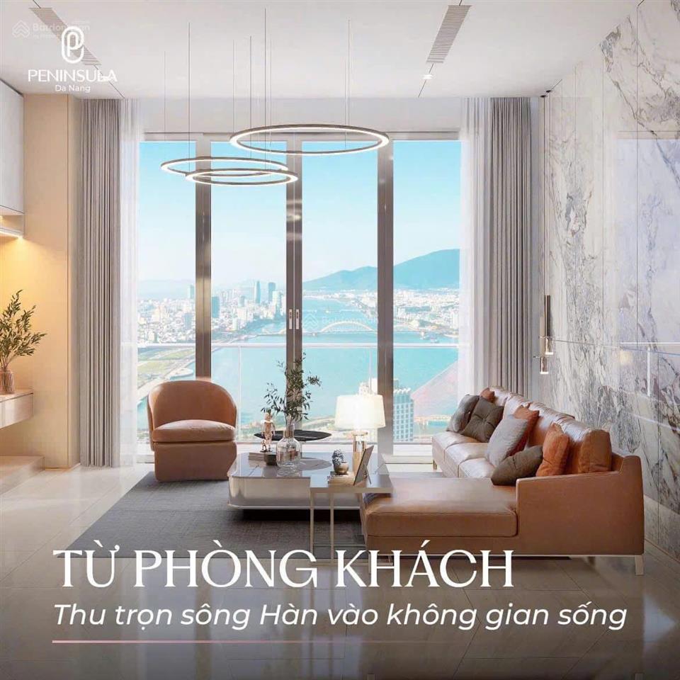 Hot. chỉ 2tỷx. sở hữu ngay căn 1pn  dt 48m2 view biển mỹ khê + sơn trà tòa căn hộ peninsula