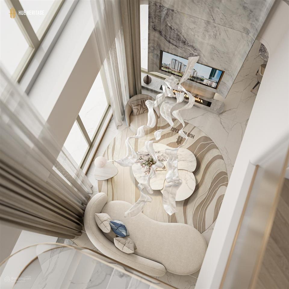 Ra mắt căn hộ duplex thông tầng skyvilla  tuyệt tác trên không ngay trong dự án huế heritage