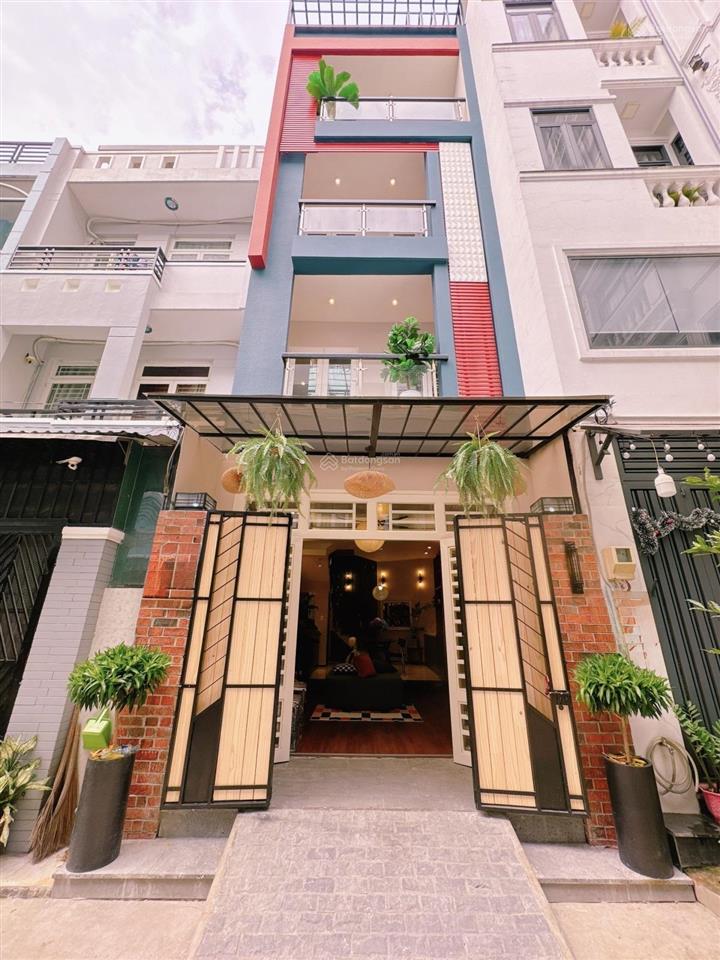 Nhà 4 tầng đẹp lung linh nở hậu  hẻm ôtô 5m phạm văn chiêu  phường 14 gò vấp  gần emart