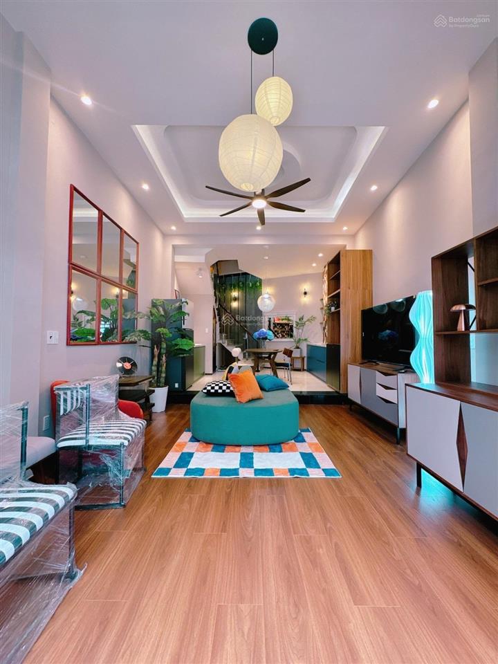 Nhà 4 tầng đẹp lung linh nở hậu  hẻm ôtô 5m phạm văn chiêu  phường 14 gò vấp  gần emart