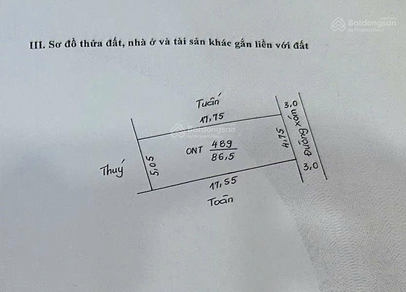 Chính chủ bán đất phượng đồng chương mỹ dt 86,5m², ô tô vào tận cửa, tiềm năng tăng giá mạnh
